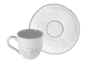 JOGO COM 6 XICARAS DE CERAMICA 120ML COM PIRES - ORGANICO ECHO