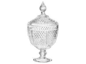 BOMBONIERE VIDRO 28X15CM PERSEU